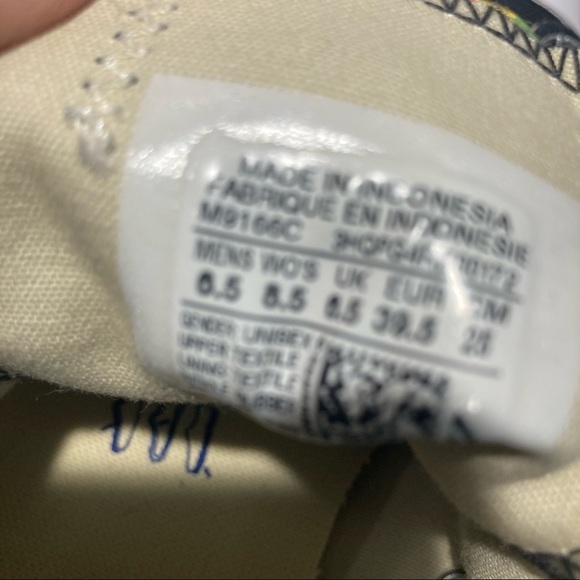 CONVERSE All Star Sz  8.5 Bilingual Awesome Team Laces Sneakers NWOT - Picture 9 of 12